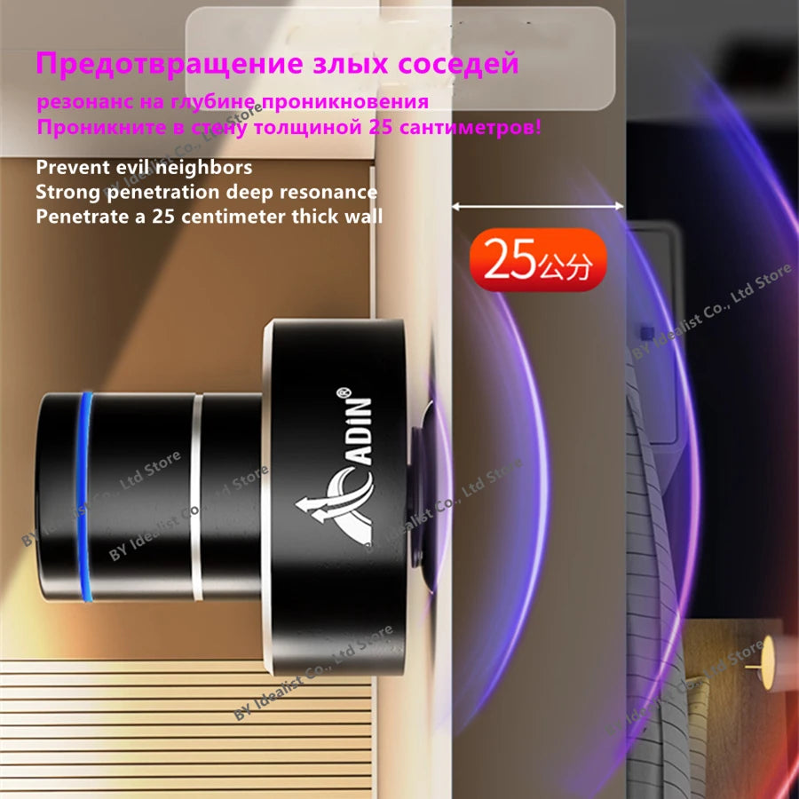 Adin 26W Vibro Wireless Bluetooth Speaker Anti-Neighbor Strong Vibration Effect Subwoofer Sound Box for Music Audio Loudspeakers - Merit Sell
