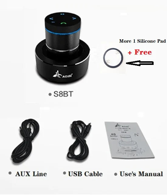 Adin 26W Vibro Wireless Bluetooth Speaker Anti-Neighbor Strong Vibration Effect Subwoofer Sound Box for Music Audio Loudspeakers - Merit Sell