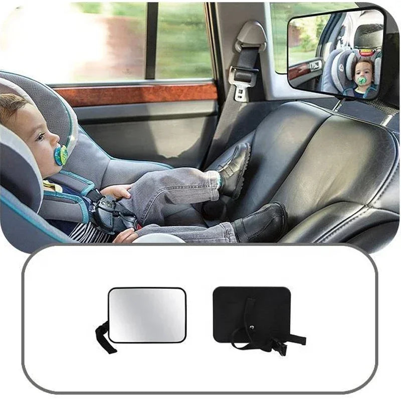 Adjustable Wide Car Rear Seat View Mirror Baby/Child Seat Car Safety Mirror Monitor Headrest High Quality Car Interior Styling - Merit Sell