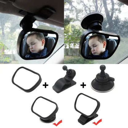 Adjustable Wide Car Rear Seat View Mirror Baby/Child Seat Car Safety Mirror Monitor Headrest High Quality Car Interior Styling - Merit Sell