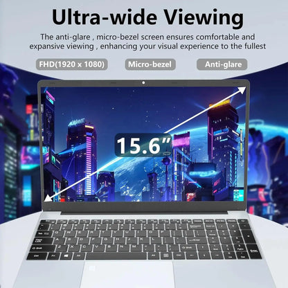 15.6" Intel Core i7 8500Y Laptop Computer PC 16GB DDR4 1TB SSD i7 Laptops Windows 11 Pro Office Fingerprint Unlock Notebook PC