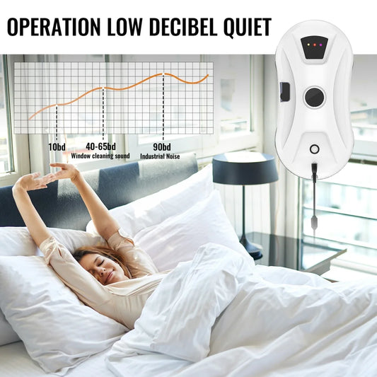 5600Pa Robot Window Cleaner Intelligent Auto Path Navigation Window Cleaning Robot Powerful Suction For Home High-Rise Windows