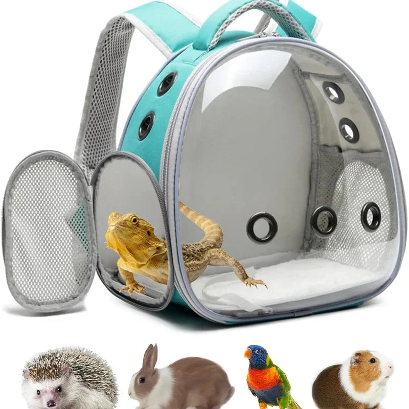 Animal Carrier Backpack Travel Small Breathable Backpack For Hamster Pet Bag Guinea Carrier Bird Turtle Carrier Rabbit Bird - Merit Sell