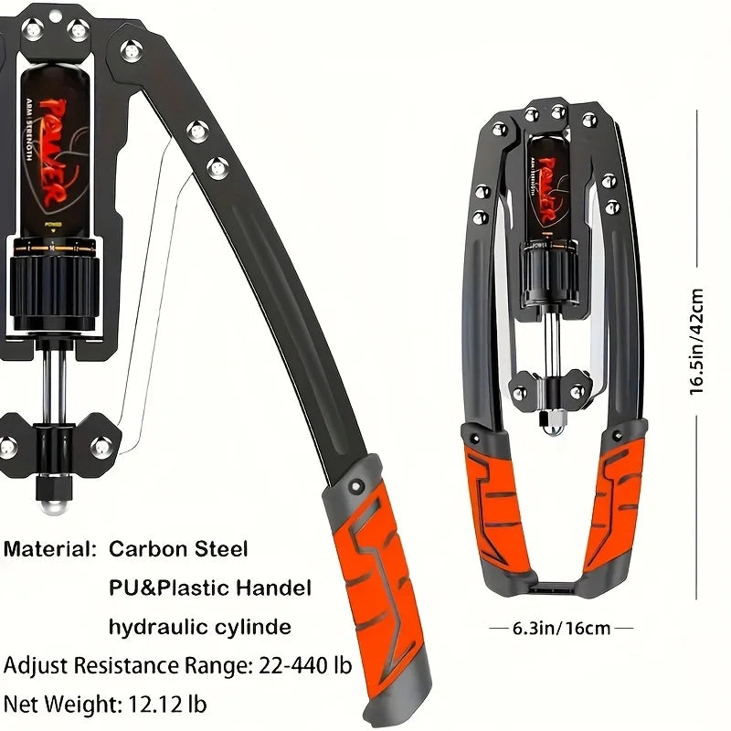 Arm Exercisers - Adjustable 22-440 Pounds Hydraulic Power, Home Chest Amplifiers, Shoulder Muscle Training And Fitness Equipment - Merit Sell