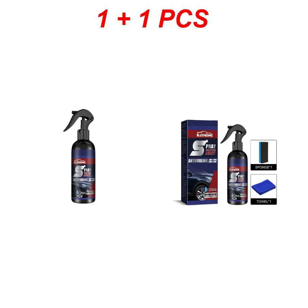 Auto Car Nano Ceramic Coating Quick Film Spray Anti-scratch Hydrophobic Paint Wax Brightening Detailing Polish Kit - Merit Sell