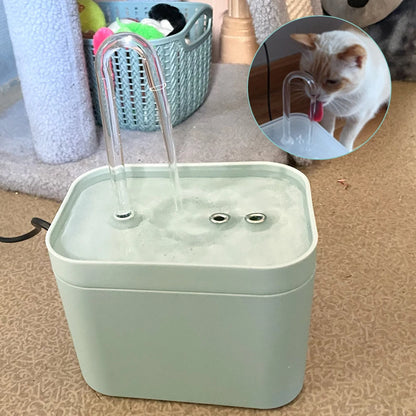 Auto Filter Recirculate Filtring for Cats Pet Water 1.5L Cat Drinker Bowl USB Electric Dispenser Mute Cat Water Fountain - Merit Sell