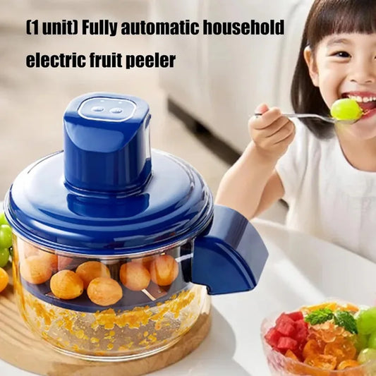 Automatic Grape Peeler, Electric Garlic Peeler, Small Household Rechargeable Fruit Kitchen Tool, Commercial Smart Fruit Machine. Merit Sell