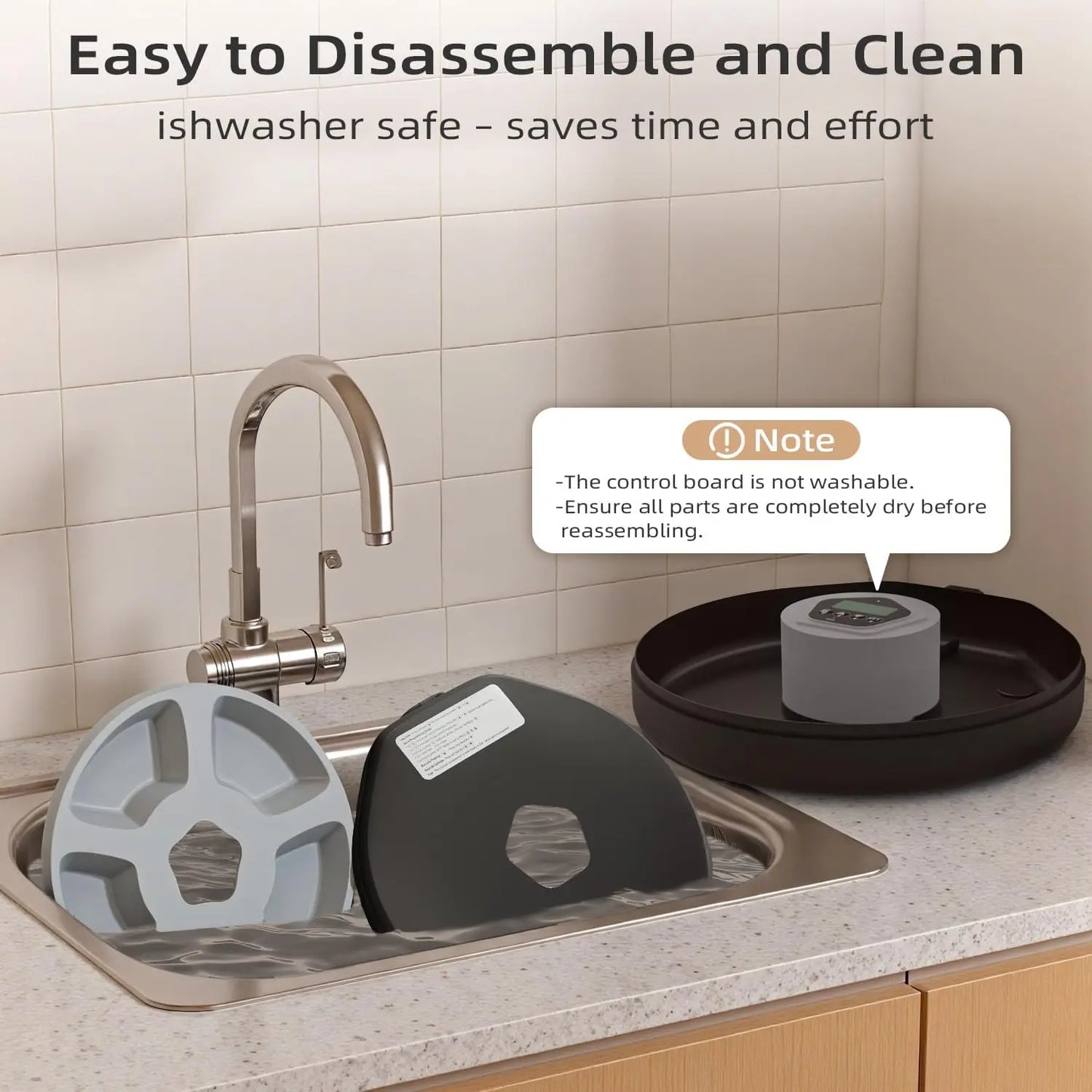 Automatic Wet/Dry Food Pet Feeder 5-Meal Timer Dispenser Programmable Smart Feeder for Cat/Dog Small Pet Supplies - Merit Sell