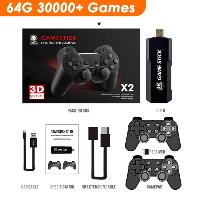 4K Game Stick GD10 | Retro Gaming Console