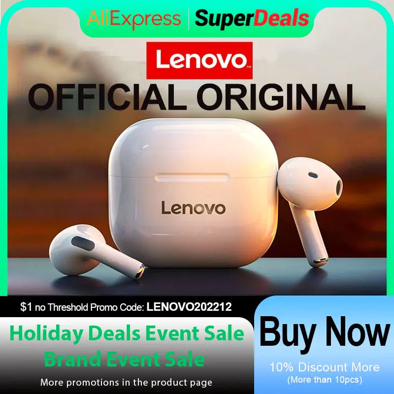 Bluetooth 5.0 Lenovo LP40 TWS Earphone