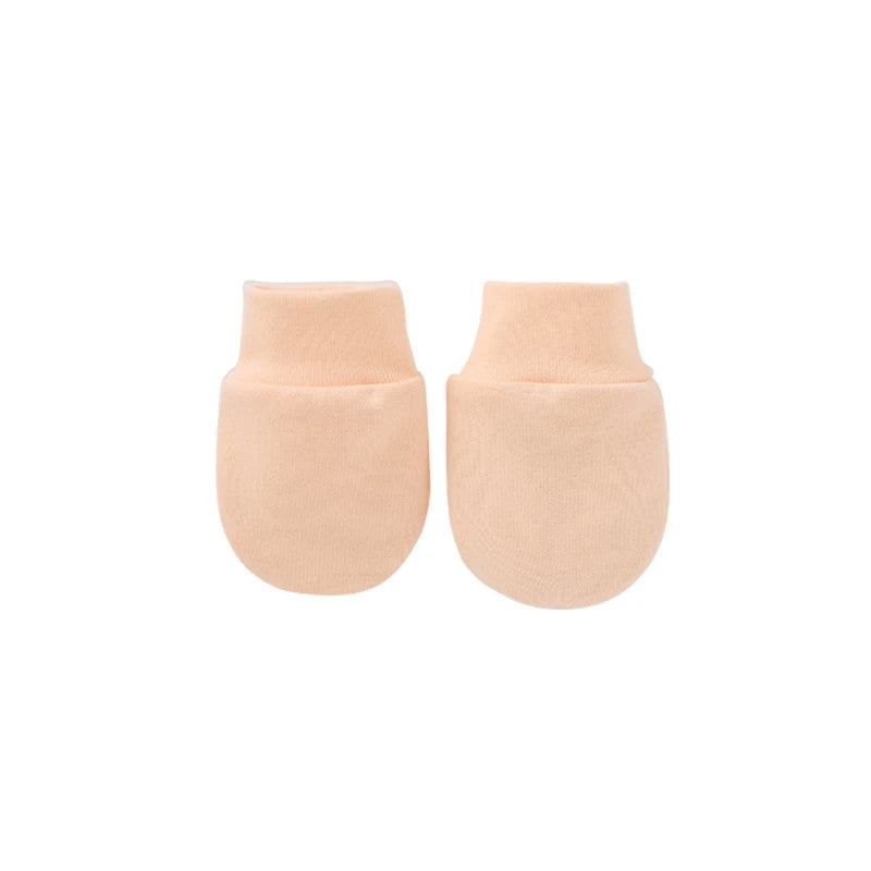 Baby Anti Scratching Soft Cotton Gloves+Hat+Foot Cover Set Newborn Mittens Socks Beanies Cap Kit for Infants Shower Gifts H3CD - Merit Sell