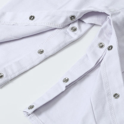 Baby Boy Baptism Suit Christening Outfit Easter Church Set Infant White Clothes Newborn Birthday Party Gift Formal Romper 3PCS - Merit Sell