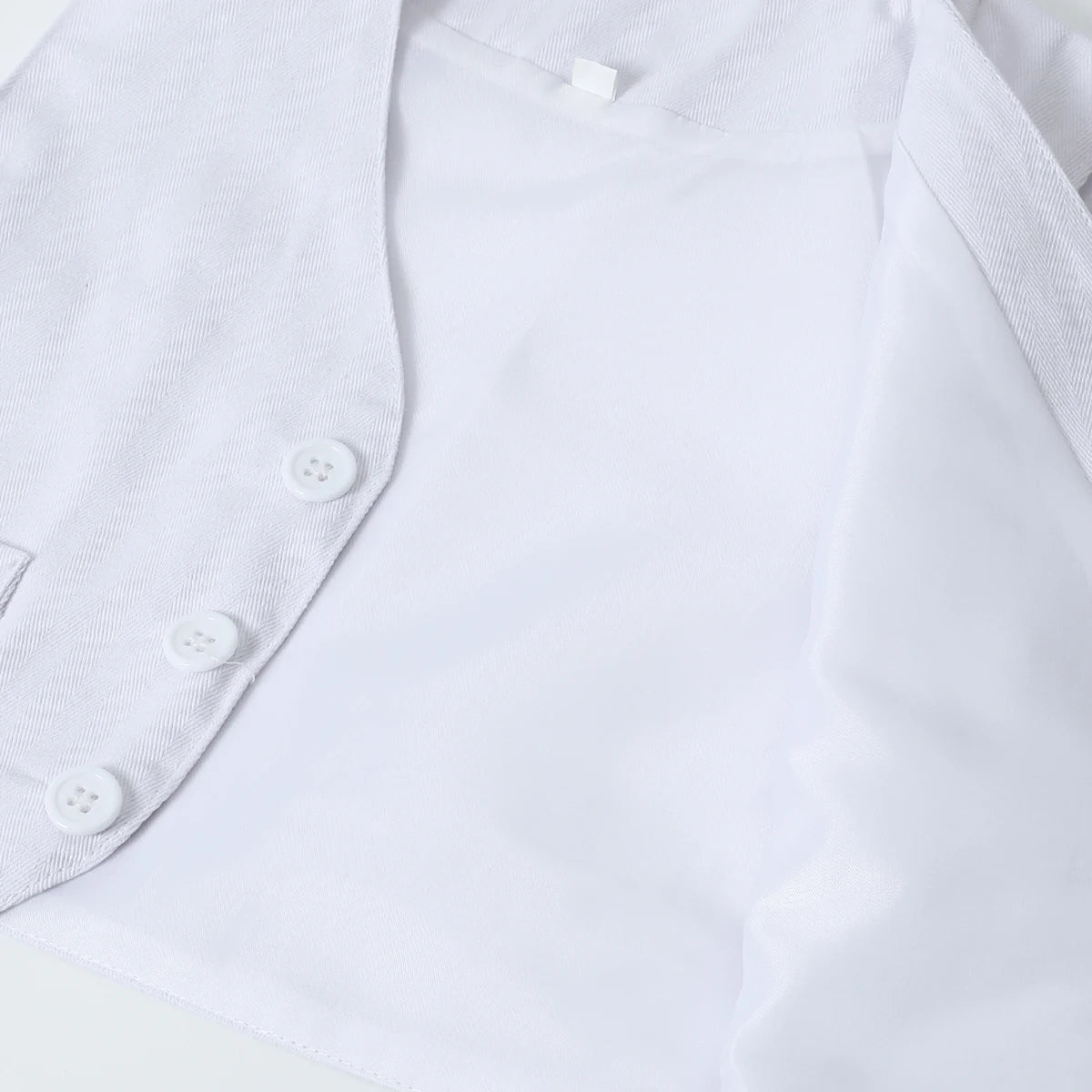 Baby Boy Baptism Suit Christening Outfit Easter Church Set Infant White Clothes Newborn Birthday Party Gift Formal Romper 3PCS - Merit Sell