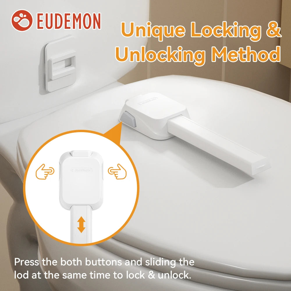 Baby safety toilet lock prevent baby from opening the toilet - Merit Sell