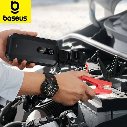 Baseus Car Jump Starter Starting Device 1000A Jumpstarter Auto Buster Emergency Booster 12V Car Jump Start Power Bank 10000mAh - Merit Sell Merit Sell