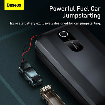 Baseus Car Jump Starter Starting Device 1000A Jumpstarter Auto Buster Emergency Booster 12V Car Jump Start Power Bank 10000mAh - Merit Sell