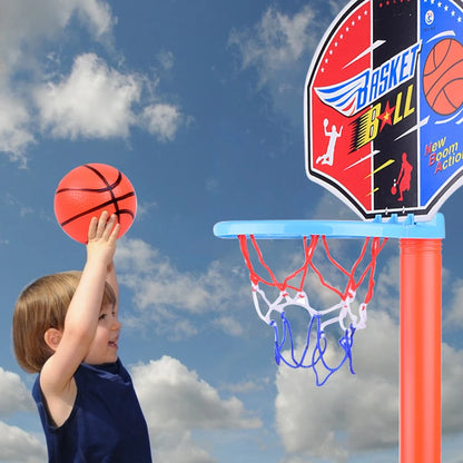 Basketball Stands Toys Set Height Adjustable Kids Indoor Basketball Goal Hoop - Merit Sell