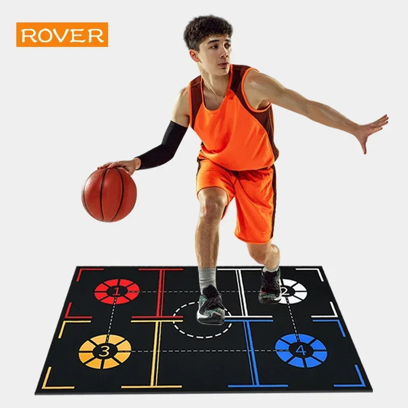 Basketball Train Mat Non Slip Soundproof Material Children adolescents Indoor Ball Control Training dribbling drill thickening - Merit Sell