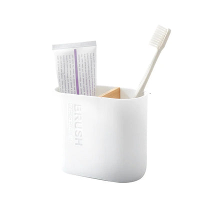 Bathroom Accessories Set Soap Dispenser Bottle Dish Washroom Toothbrush Holder Cup Suit Lotion Rack Toilet Brush Garbage Can - Merit Sell