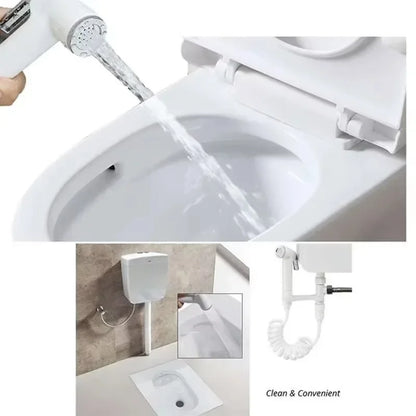 Bathroom Accessories Toilet Bidet Tap Handheld Shower Portable Bidet Sprayer Gun Seat Spray Without Drilling Shower Accessory - Merit Sell