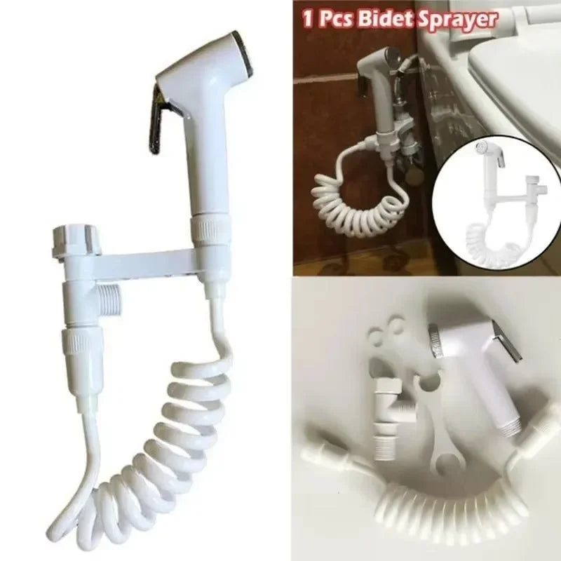Bathroom Accessories Toilet Bidet Tap Handheld Shower Portable Bidet Sprayer Gun Seat Spray Without Drilling Shower Accessory - Merit Sell