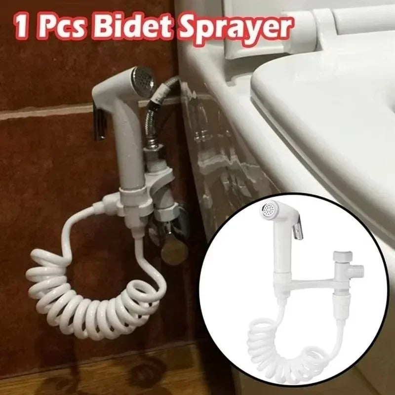 Bathroom Accessories Toilet Bidet Tap Handheld Shower Portable Bidet Sprayer Gun Seat Spray Without Drilling Shower Accessory - Merit Sell