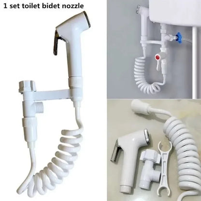 Bathroom Accessories Toilet Bidet Tap Handheld Shower Portable Bidet Sprayer Gun Seat Spray Without Drilling Shower Accessory - Merit Sell