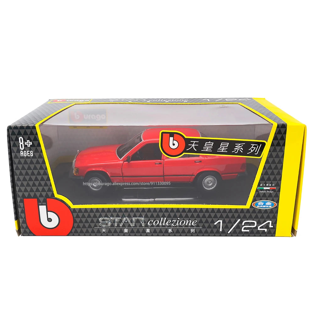 Bburago 1:24 1987 Mercedes Benz 190E alloy racing car Alloy Luxury Vehicle Diecast Cars Model Toy Collection Gift - Merit Sell