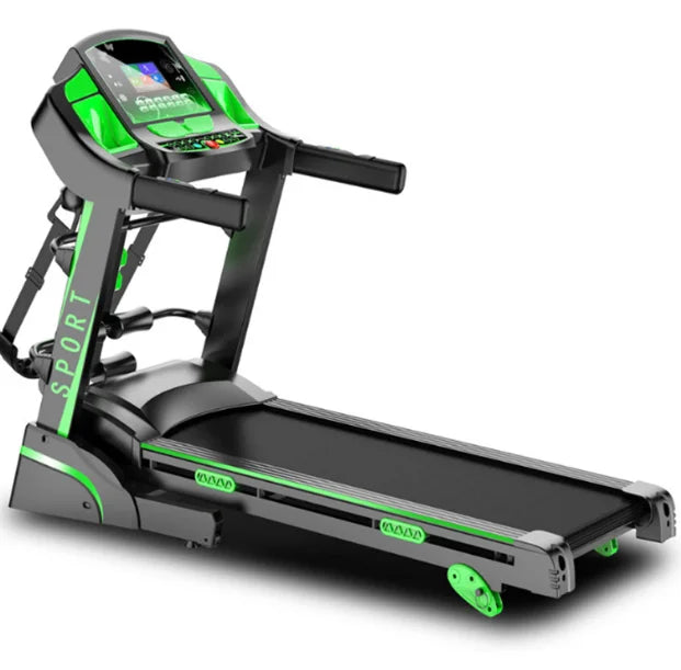 Best-Selling Home Fitness Professional Heavy Duty Mini Treadmill Electric Motor Folding Foldable With LED Display Users 150kg - Merit Sell