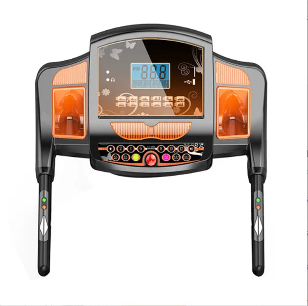 Best-Selling Home Fitness Professional Heavy Duty Mini Treadmill Electric Motor Folding Foldable With LED Display Users 150kg - Merit Sell