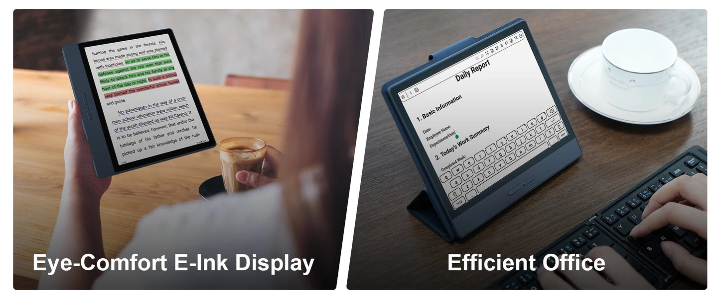 Bigme 7'' electronic book B7, color e-ink ebook reader, 300PPI, 8GB+128GB, Android14 open system, ereader tablet with 4G calling - Merit Sell