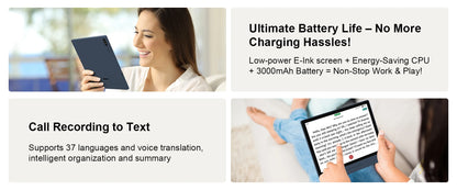 Bigme 7'' electronic book B7, color e-ink ebook reader, 300PPI, 8GB+128GB, Android14 open system, ereader tablet with 4G calling - Merit Sell