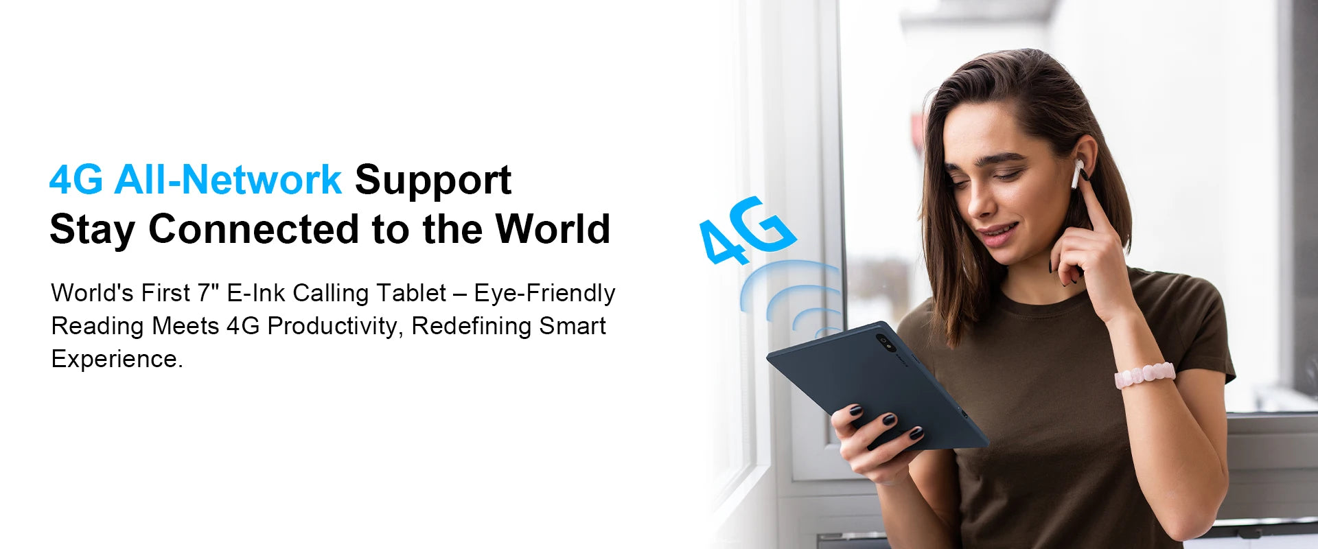 Bigme 7'' electronic book B7, color e-ink ebook reader, 300PPI, 8GB+128GB, Android14 open system, ereader tablet with 4G calling - Merit Sell