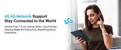 Bigme 7'' electronic book B7, color e-ink ebook reader, 300PPI, 8GB+128GB, Android14 open system, ereader tablet with 4G calling - Merit Sell