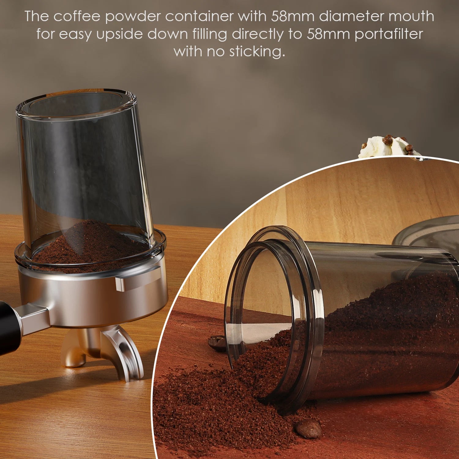 BioloMix Electric Conical Burr Coffee Grinder with Removable Holder,with 48 Grind Settings Adjustable,for Espresso Coffee - Merit Sell