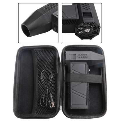 Black Industrial Blower Fan 130,000rpm Motor 180W Power 4000mAh Battery Alloy Shell Lightweight Design Powerful Wind Speed - Merit Sell