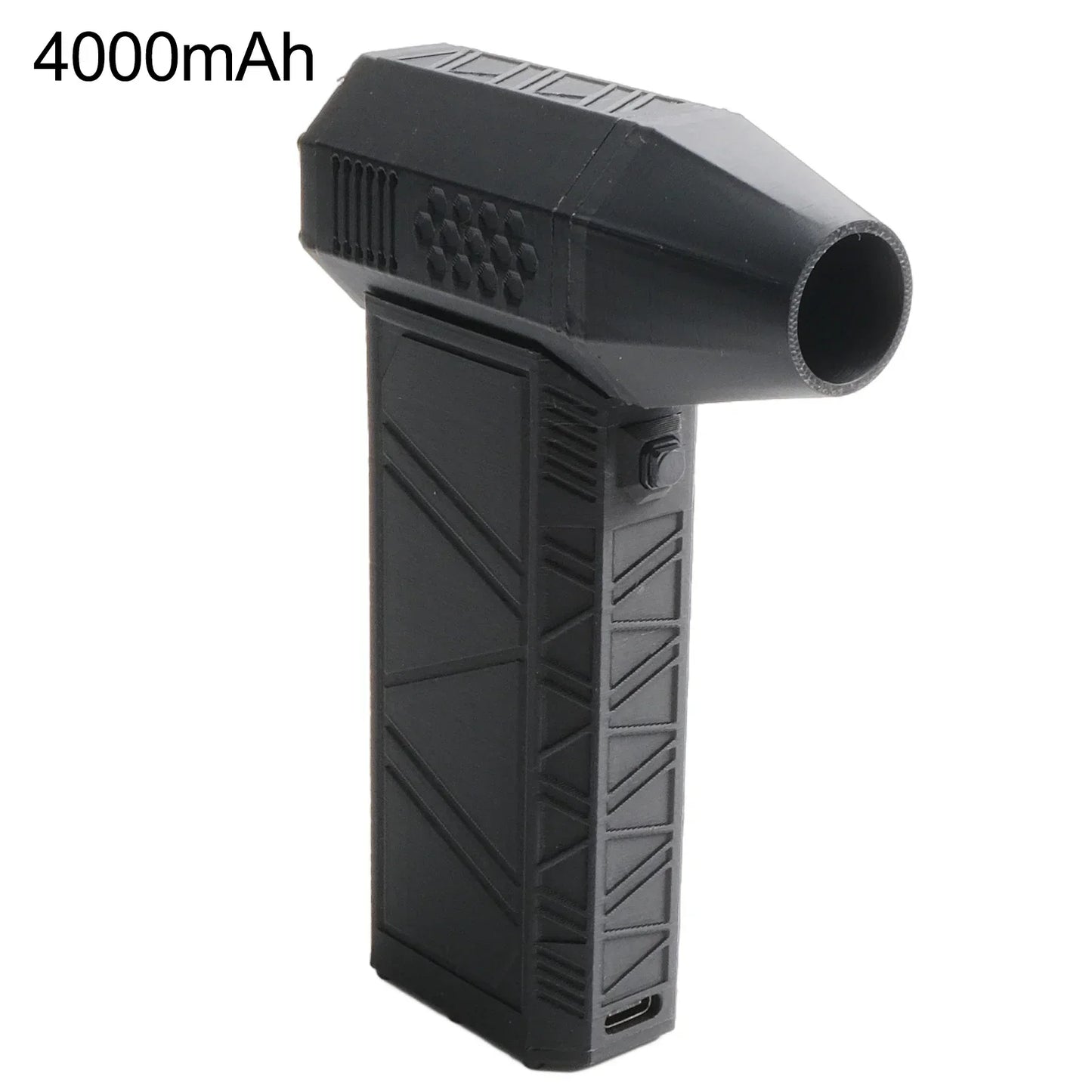 Black Industrial Blower Fan 130,000rpm Motor 180W Power 4000mAh Battery Alloy Shell Lightweight Design Powerful Wind Speed - Merit Sell