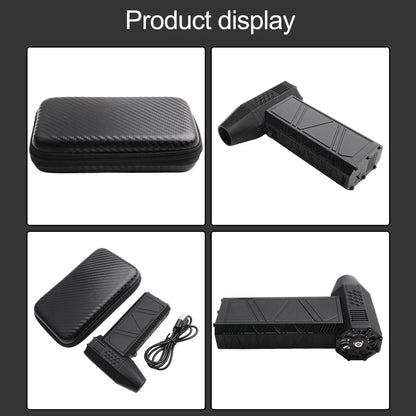 Black Industrial Blower Fan 130,000rpm Motor 180W Power 4000mAh Battery Alloy Shell Lightweight Design Powerful Wind Speed - Merit Sell