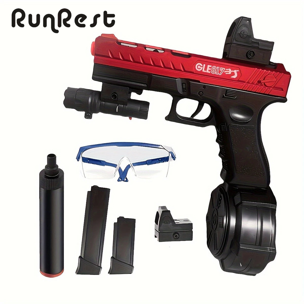Blaster Gun,Electric Ball Blaster Pistol, High Orbeez Gun Performance Cool Toy Gun, Rechargeable Splatter Ball Toys for Outdoor - Merit Sell