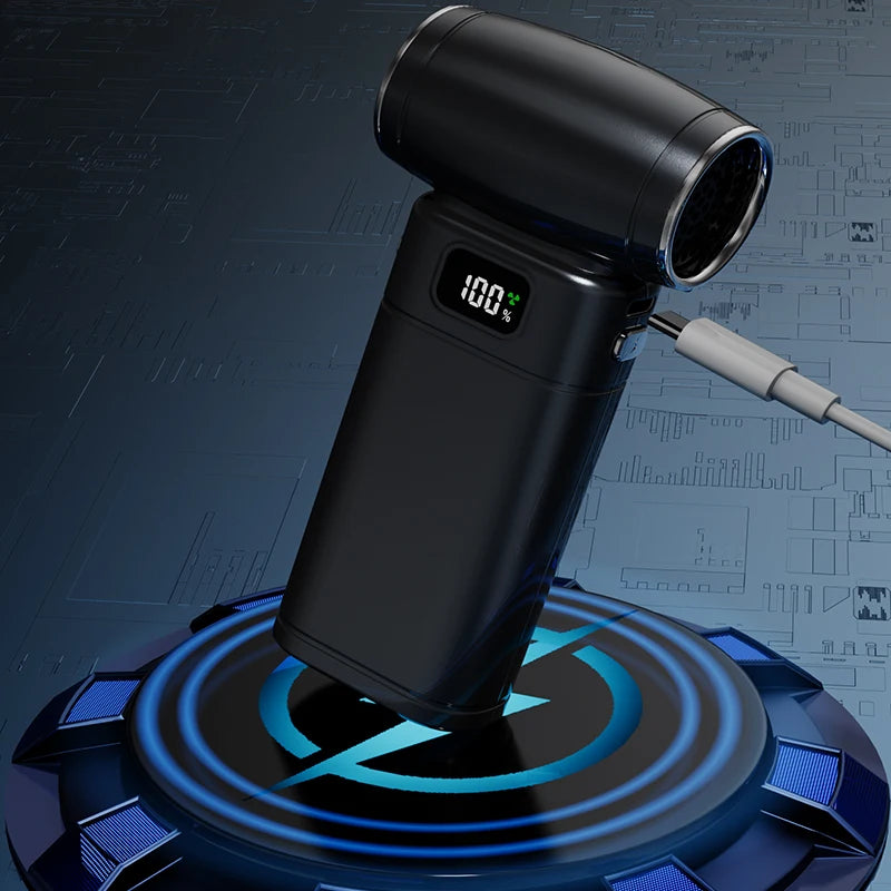 Booster JetFan Power Air Blower Portable Cordless Computer Keyboard Cleaner Brushless Strong Turbo Fan Air Duster - Merit Sell