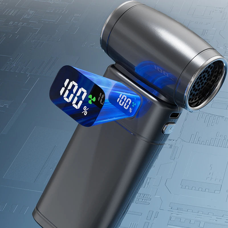 Booster JetFan Power Air Blower Portable Cordless Computer Keyboard Cleaner Brushless Strong Turbo Fan Air Duster - Merit Sell