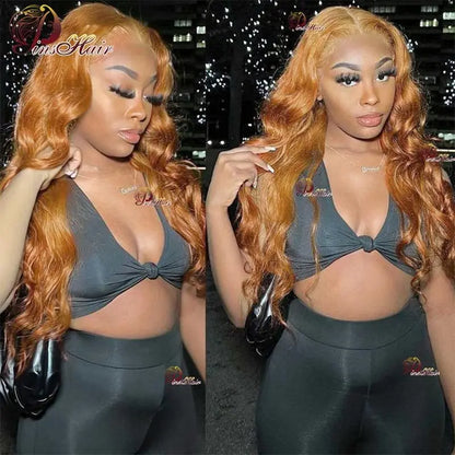 Brazilian Honey Blonde Colored Wig Human Hair 13x4 Lace Frontal Wigs For Women Body Wave Lace Front Human Hair Wigs Pre Plucked - Merit Sell