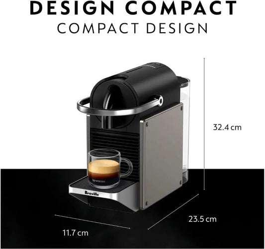 Breville-USA BEC420TTN1AUC1 Pixie Espresso Machine, Titan - Merit Sell