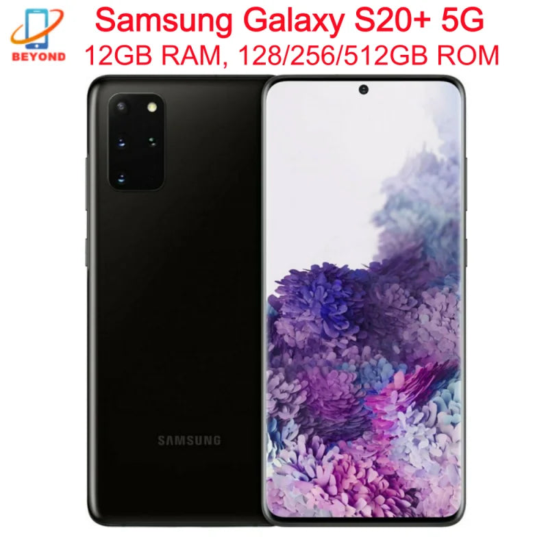 C Samsung Galaxy S20+ S20 Plus 5G G986U G986B 6.7" OLED 128/256/512GB ROM 12GB RAM NFC Original  Unlocked Android Cellphone - Merit Sell