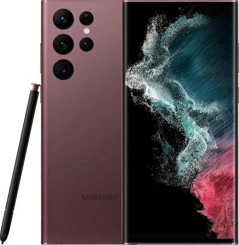 C Samsung Galaxy S22 Ultra 5G S908U S22U 6.8" ROM 128GB/256/512GB RAM 8GB/12GB Snapdragon 8 NFC S Pen Unlocked Smart Cell Phone - Merit Sell