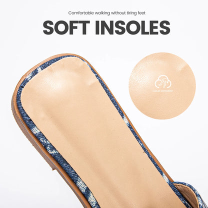 CHCH Summer fashion retro design new women's shoes non-slip sandals slippers letter design casual sandals slippers casual - Merit Sell