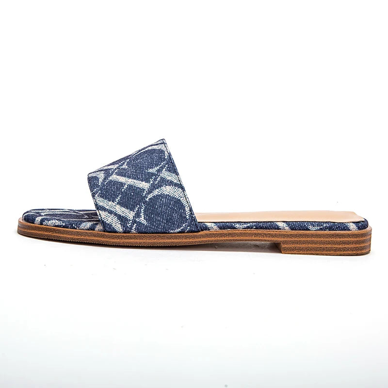 CHCH Summer fashion retro design new women's shoes non-slip sandals slippers letter design casual sandals slippers casual - Merit Sell