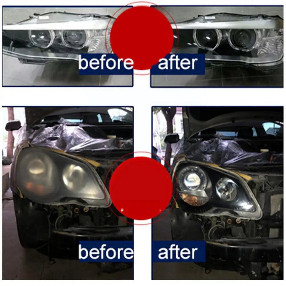 Car Headlight Polish Restoration Kit Polisher Polymer Liquid Polishing Repair Light Kit Car Car Scratch Repair Kits Headlig D4N2 - Merit Sell