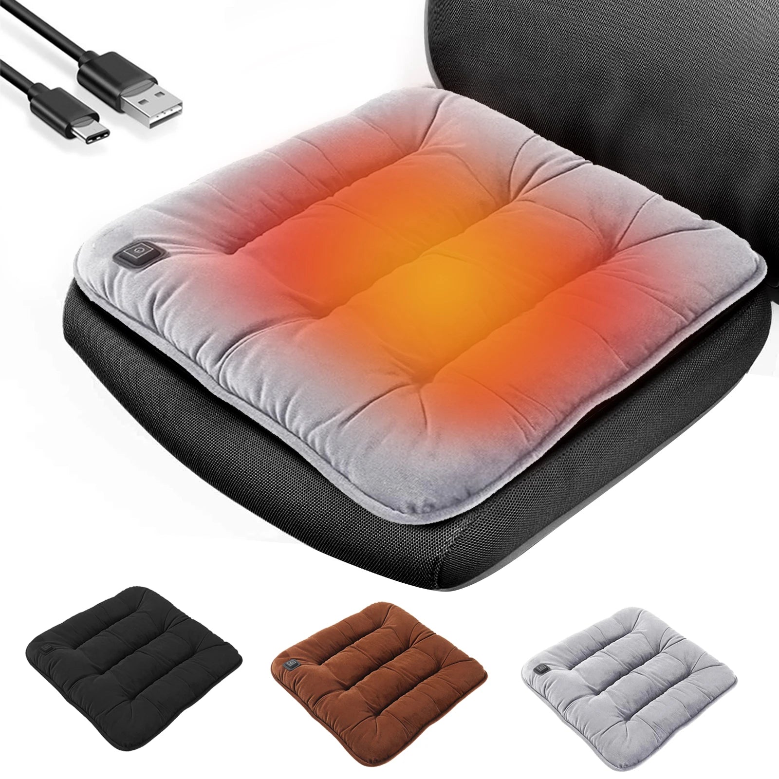 Car Heated Seats Winter Seat Heater Car Seat Heating Cushion Covers Car Electric Heated Seat Car Styling Winter Pad Cushions - Merit Sell