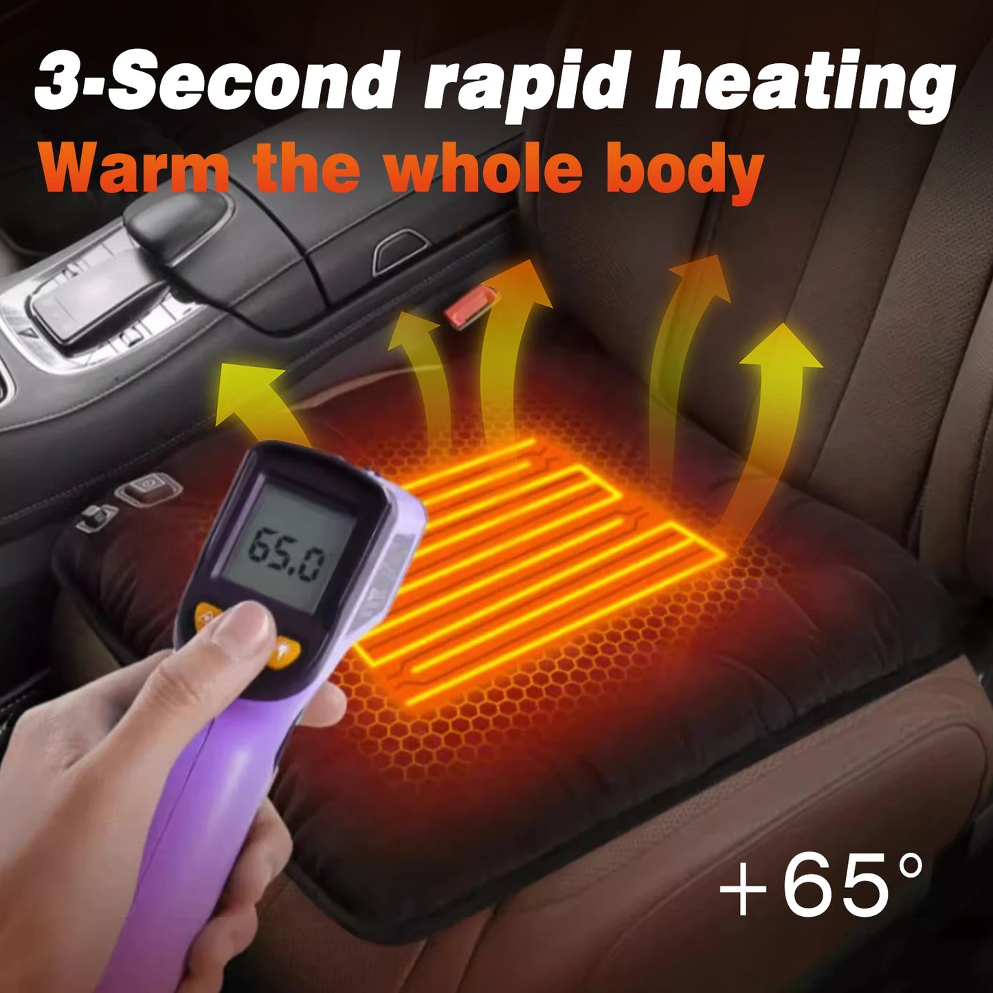 Car Heated Seats Winter Seat Heater Car Seat Heating Cushion Covers Car Electric Heated Seat Car Styling Winter Pad Cushions - Merit Sell